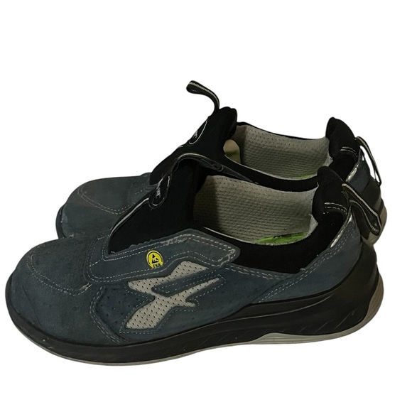 U Power Blue Steel Toe Safety Shoes Sz 7 - 7 1/2 (38) - Picture 1 of 13